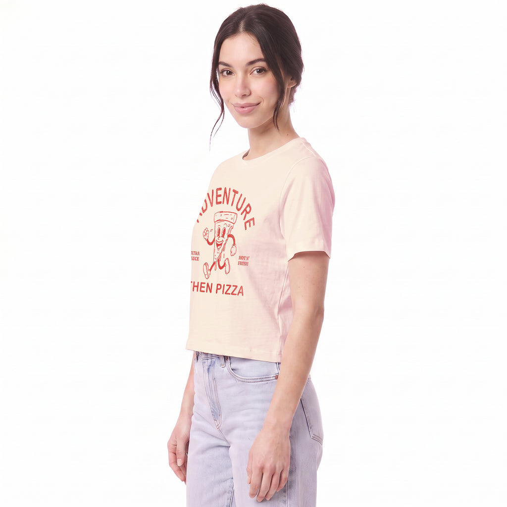 Pizza Lover Boxy Tee – Fun Foodie Graphic T-Shirt