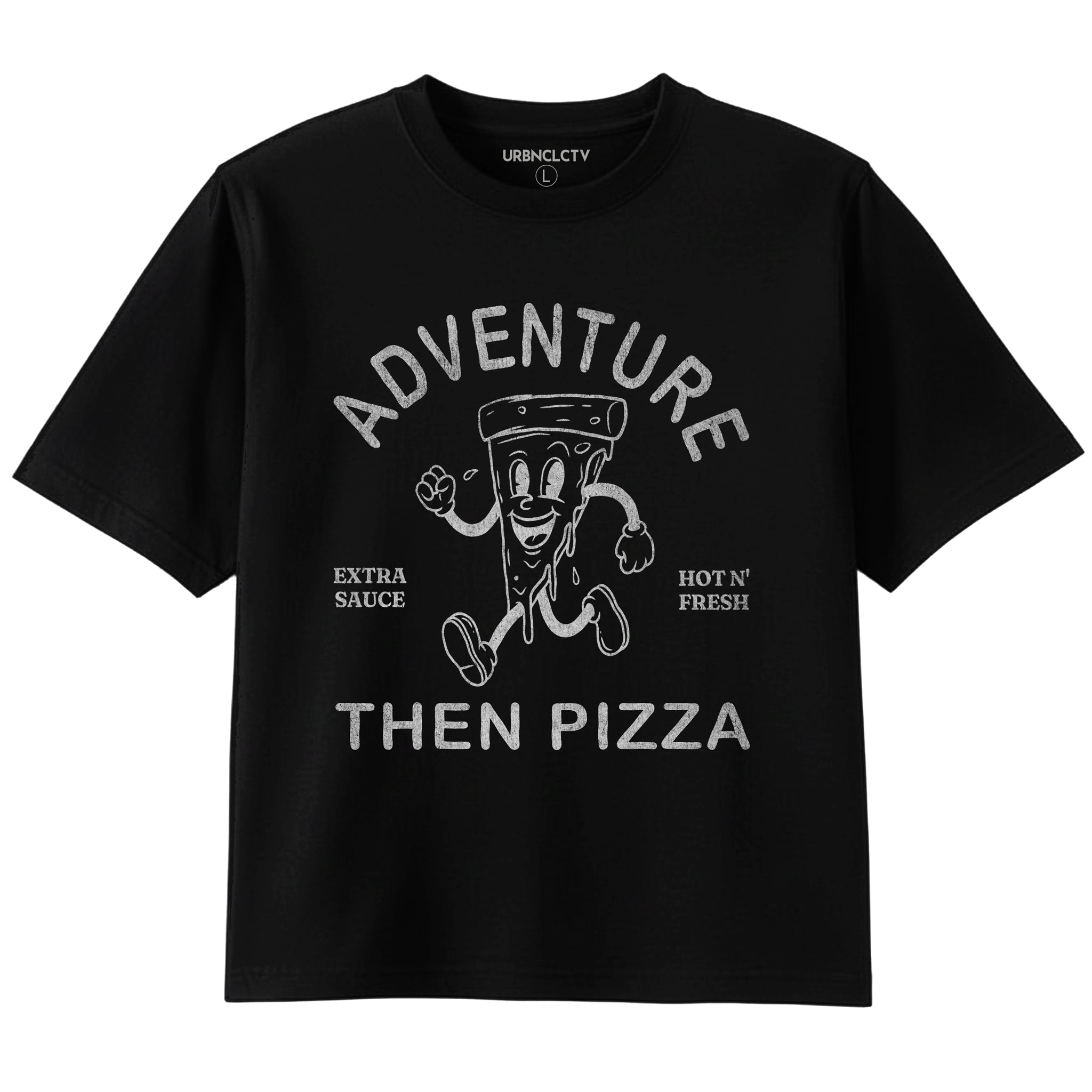 Pizza Lover Boxy Tee – Fun Foodie Graphic T-Shirt