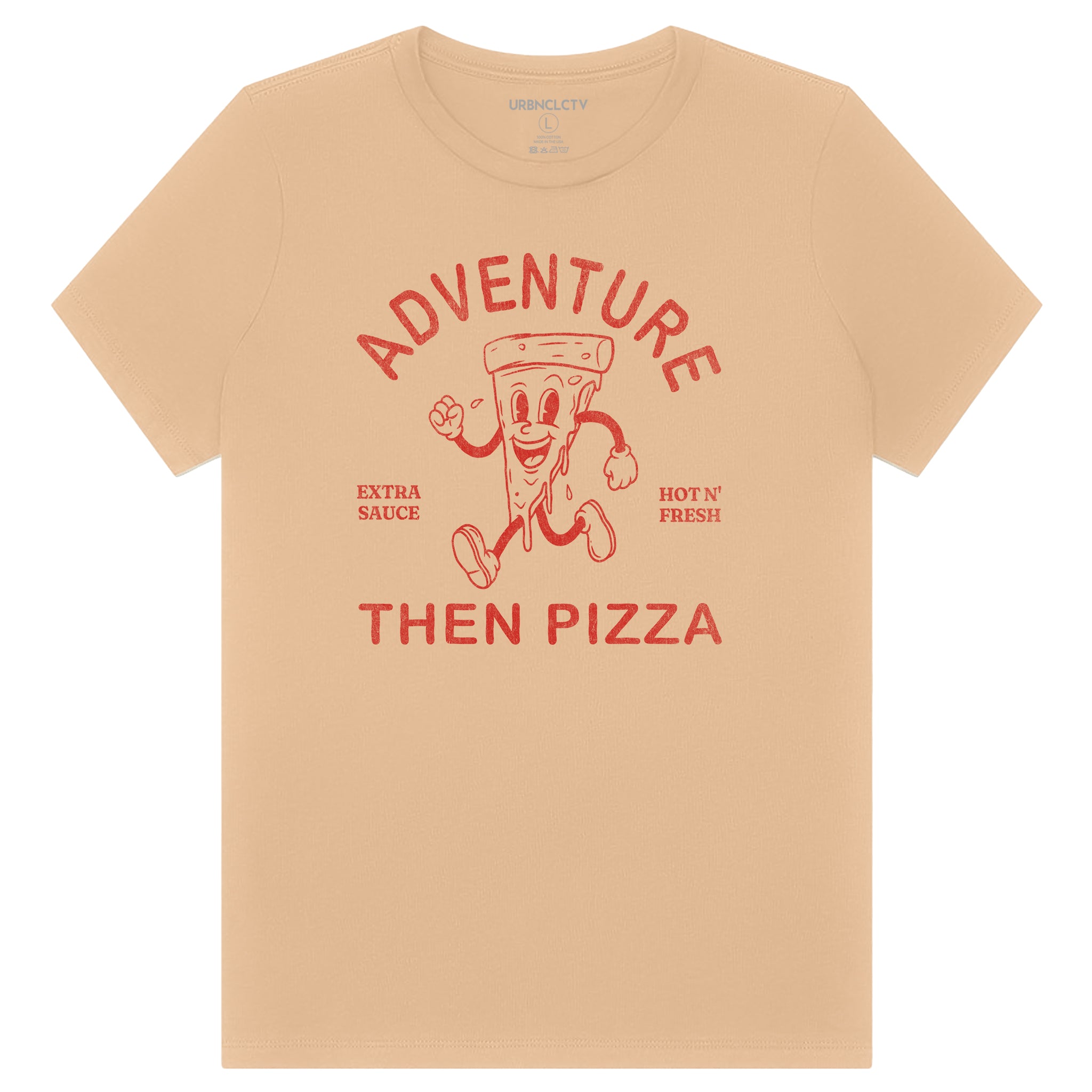 Women's Premium Fun Pizza Short Sleeve T-shirt