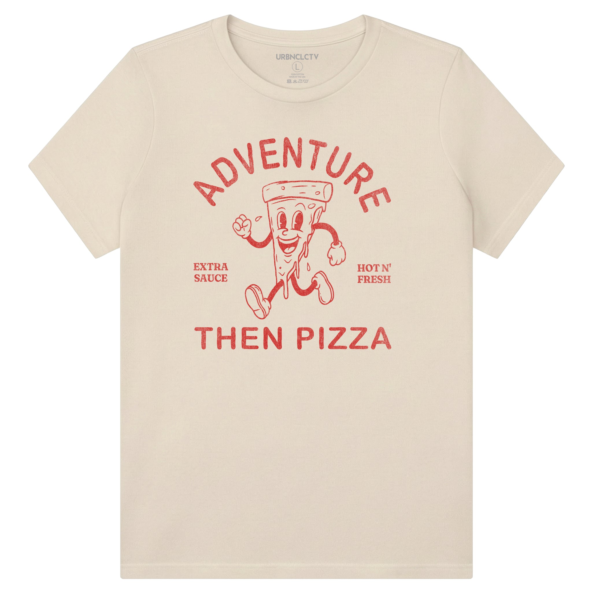 Women's Premium Fun Pizza Short Sleeve T-shirt