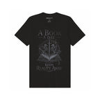 Men's Book Lover T-shirt - A Book a Day Keeps Reality Away Graphic Tee, Funny Reading Shirt Gift