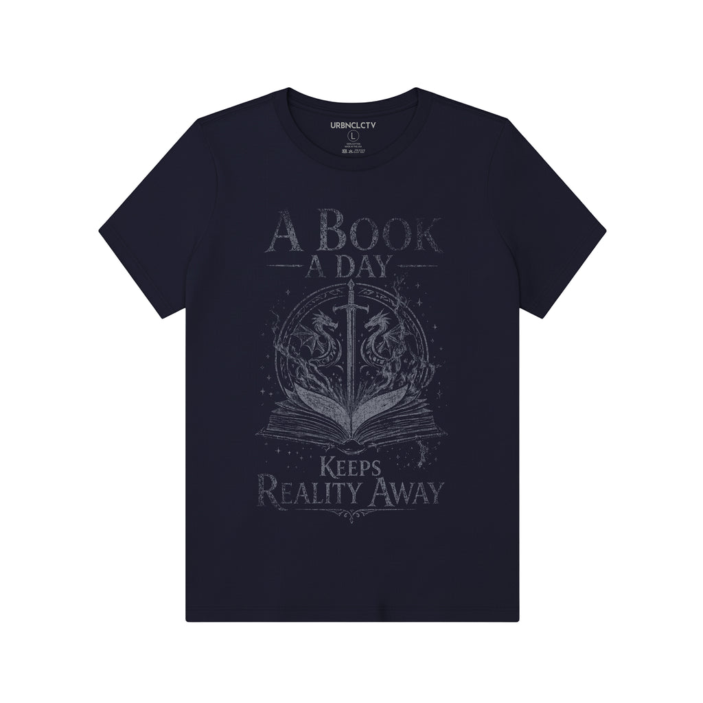 Book Lover Premium Cotton Women's Graphic T-shirt