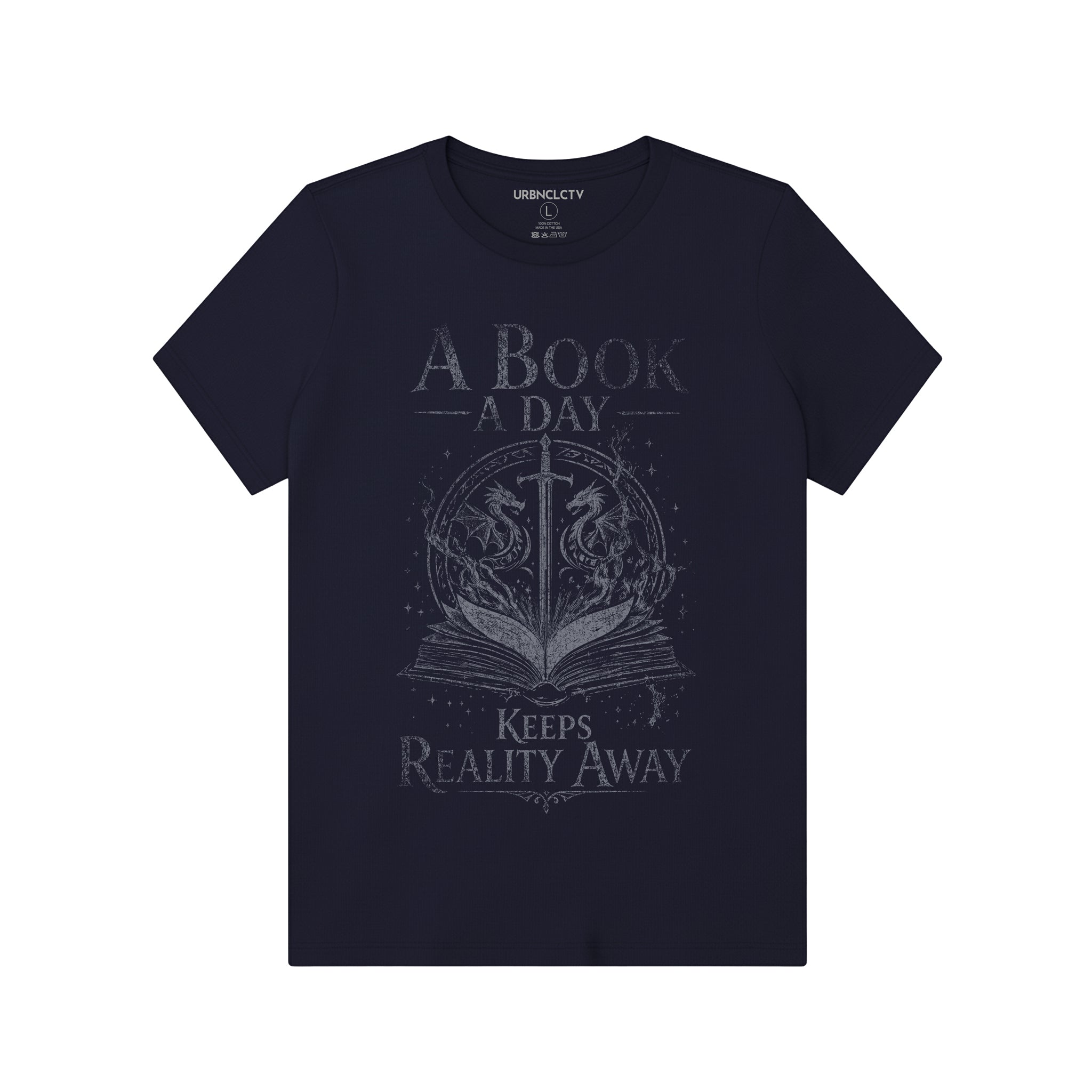 Book Lover Premium Cotton Women's Graphic T-shirt