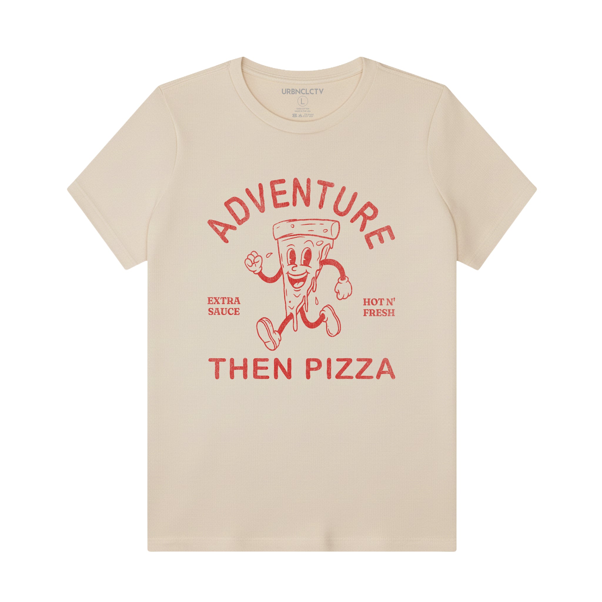Pizza Lover Adventure Women's Graphic Tee – Fun Travel Shirt