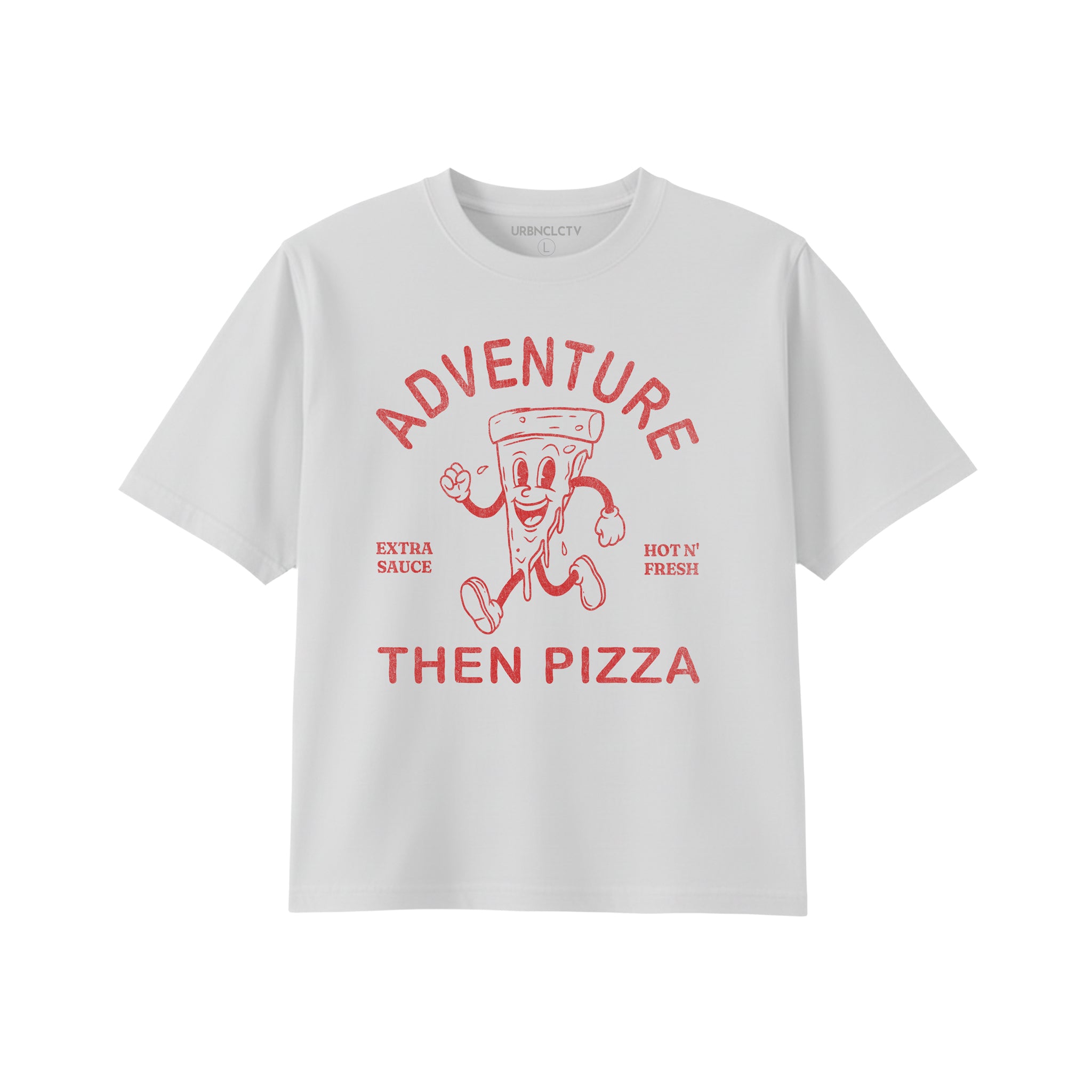 Funny Adventure Graphic Tee - Heavyweight Boxy Streetwear T-shirt