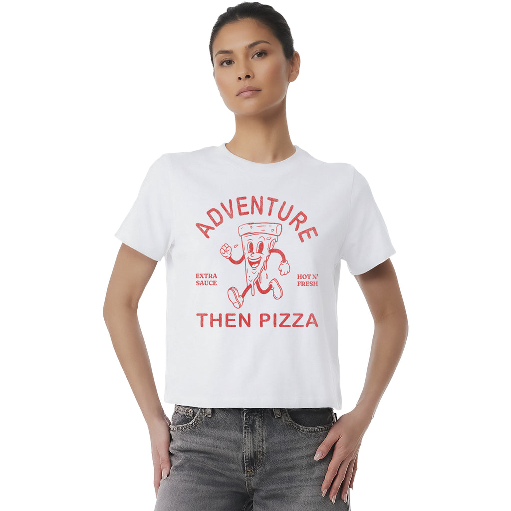 Funny Adventure Graphic Tee - Heavyweight Boxy Streetwear T-shirt