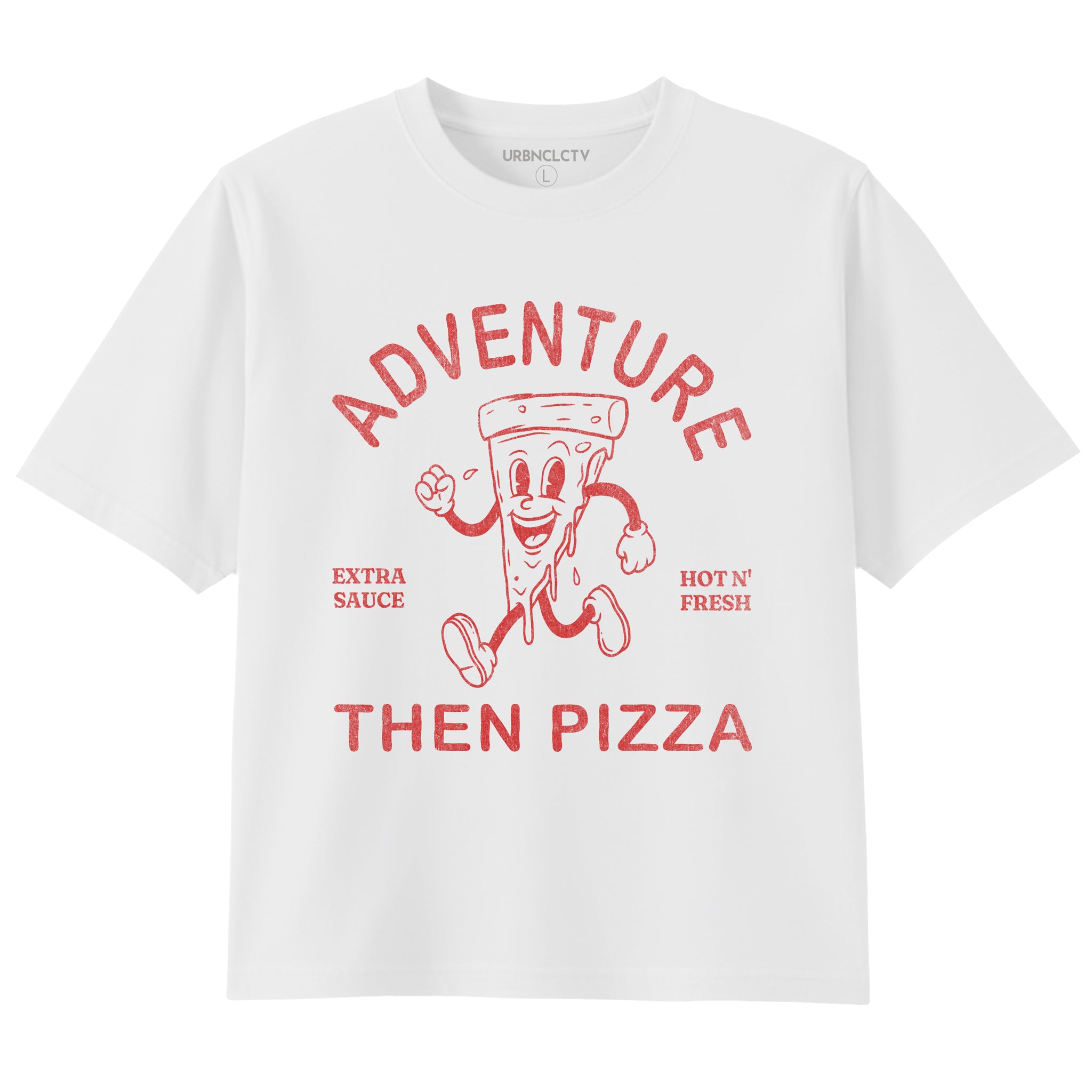 Pizza Lover Boxy Tee – Fun Foodie Graphic T-Shirt